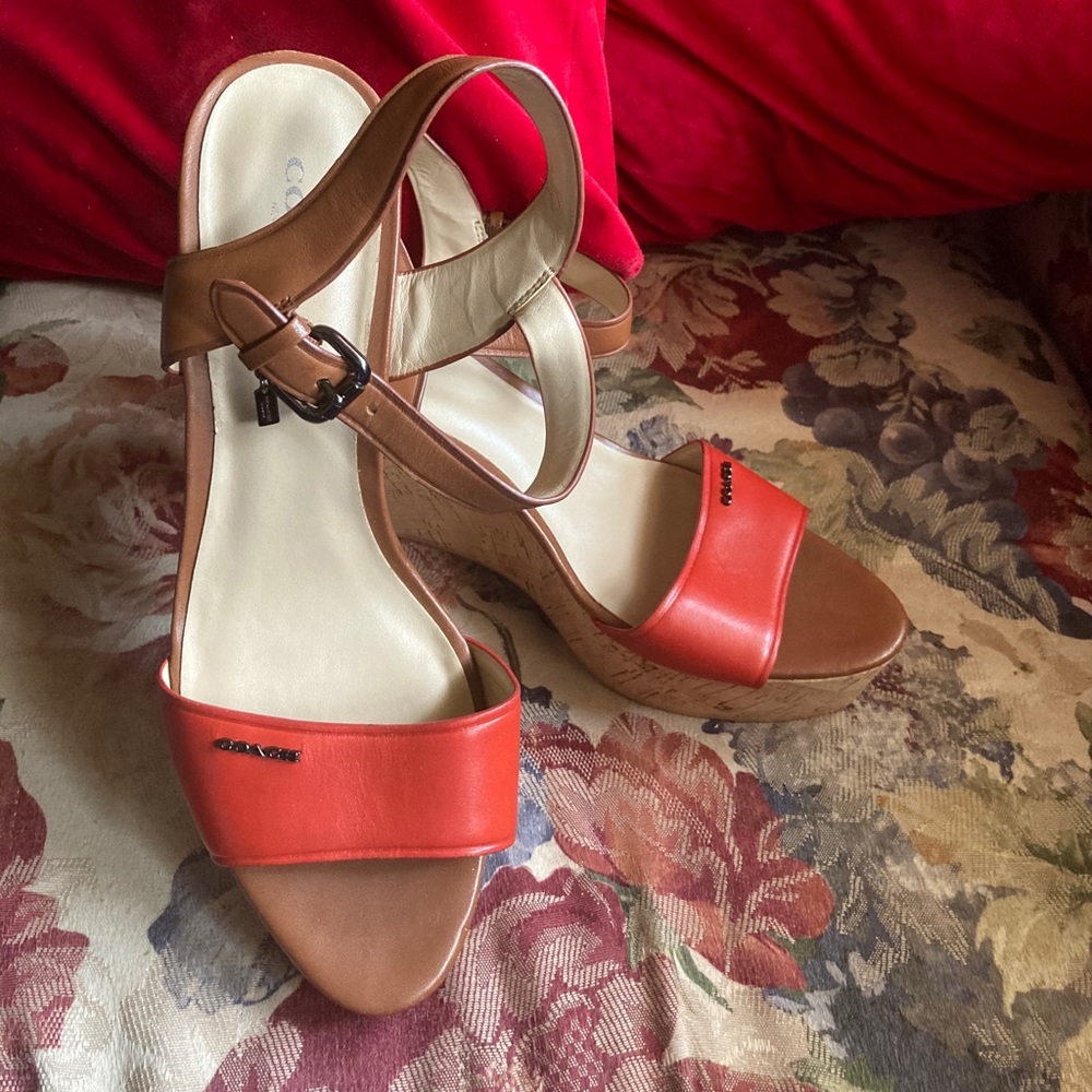Coach Wedge Sandals
